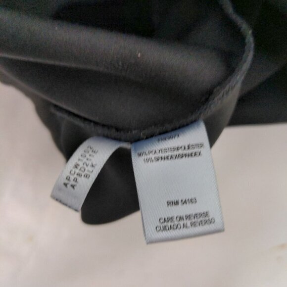 Andrew Marc Women's Faux Suede Pull On Straight Leg Pants Size XL Solid Black - Picture 5 of 6